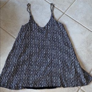 Mini black and white dress